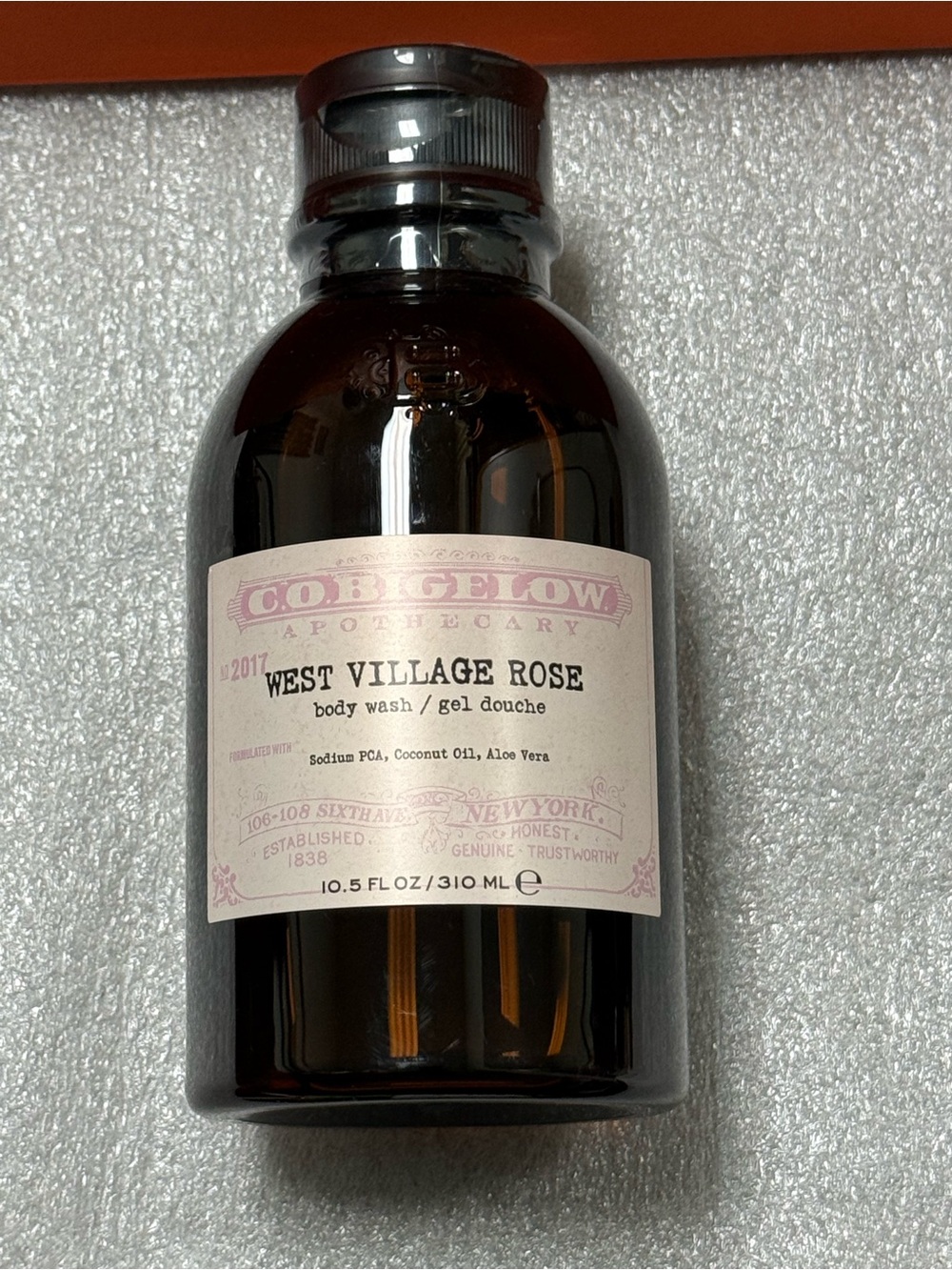 C.O. Bigelow West Village Rose Body Wash (10.5 fl oz) [Brand New/Sealed]